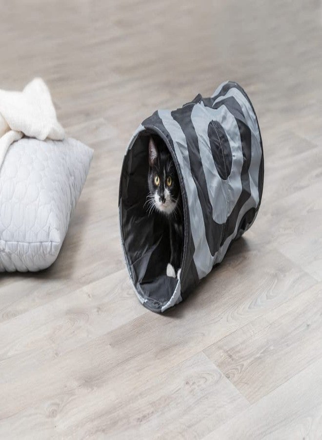 Trixie Playing Tunnel for Cats, Polyester Material, Interactive Cat Toy Suitable for Indoor & Outdoor Play - 50 x 25 cm (Multiple Colors, Get Any 1 Color) - Image 5